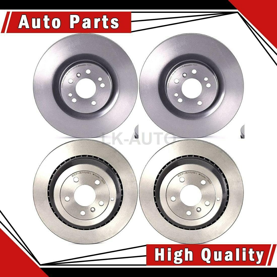 brake disc rotor メルセデスベンツGL320用のディスクブレーキローターのブレンボフロントリア4 Brembo Front Rear 4 Of Disc Brake Rotors For Mercedes-Benz GL320【並行輸入品】