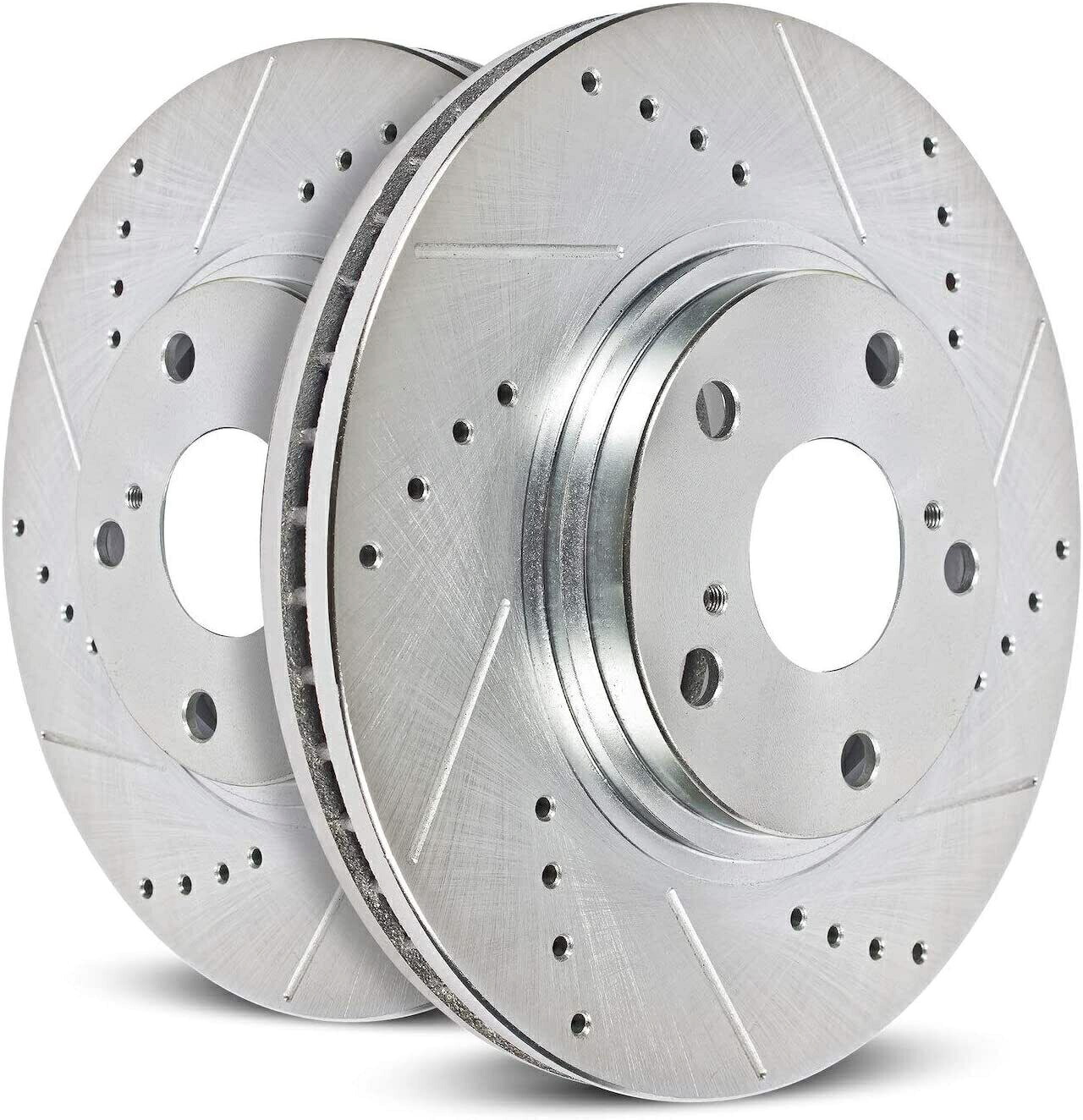 brake disc rotor Power Stop AR85190XPRREAREREVOLUTIONパフォーマンスドリル、スロット、メッキブレーキ Power Stop AR85190XPRrear Evolution Performance Drilled, Slotted & Plated Brake【並行輸入品】