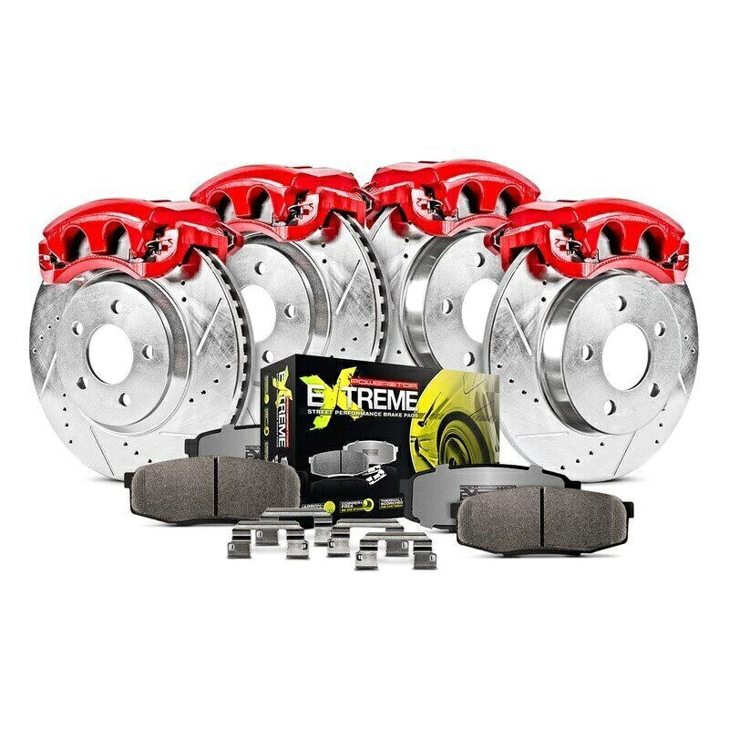 brake disc rotor ホンダシビック92-95ブレーキキットパワーストップ1クリックストリートウォリアーZ26ドリル＆ For Honda Civic 92-95 Brake Kit Power Stop 1-Click Street Warrior Z26 Drilled &【並行輸入品】