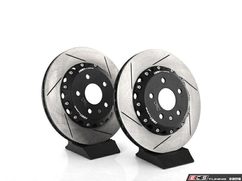 brake disc rotor ECS-リアスロット付き2ピースセミフローティングブレーキローター - ペア（310x22） - ECS - Rear Slotted 2-Piece Semi-Floating Brake Rotors - Pair (310x22) -【並行輸入品】