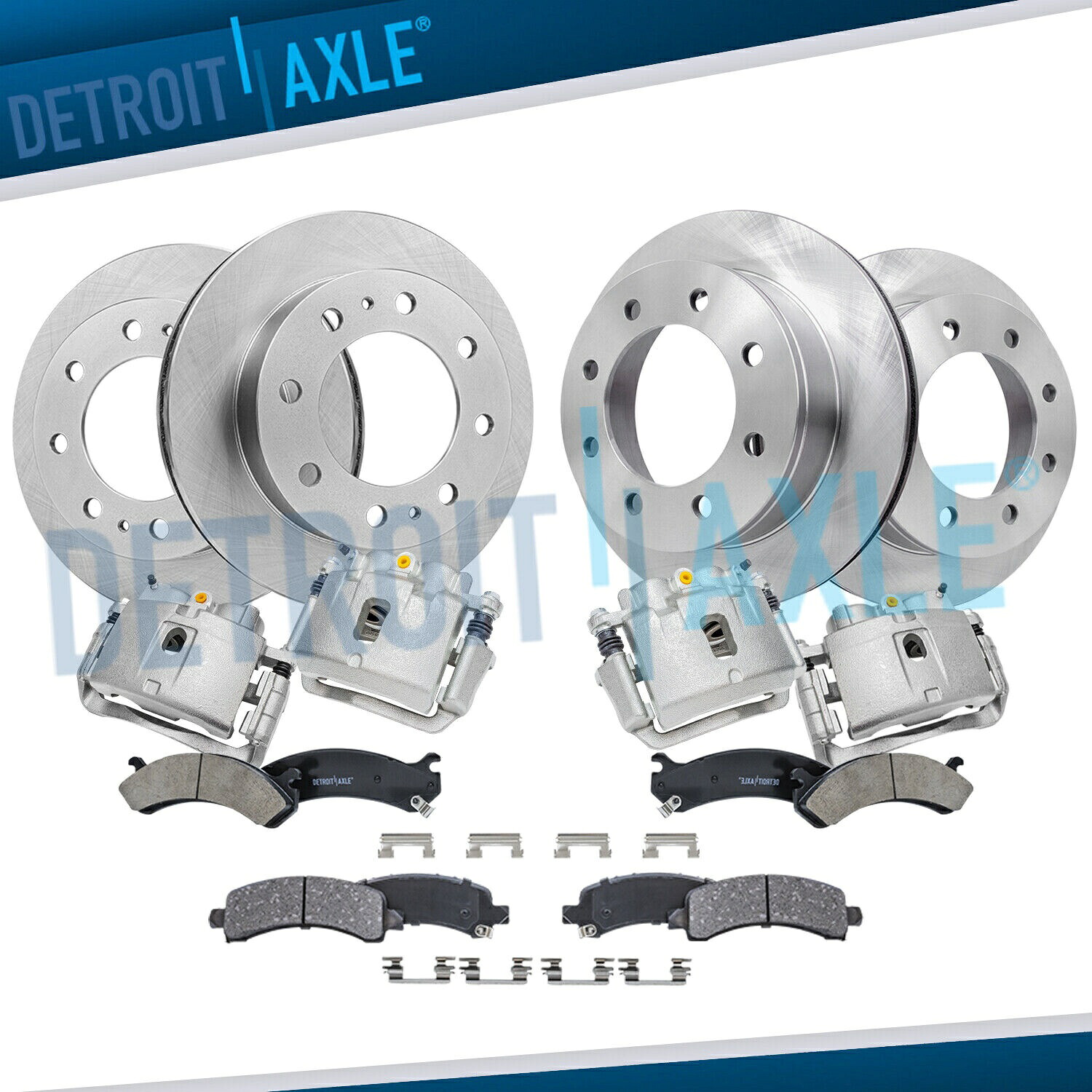 brake disc rotor 2006-14 Express Savana 2500/3500のフロントリアディスクローターキャリパーブレーキパッド Front Rear Disc Rotors Calipers Brake Pads for 2006-14 Express Savana 2500/ 3500【並行輸入品】 103,675円