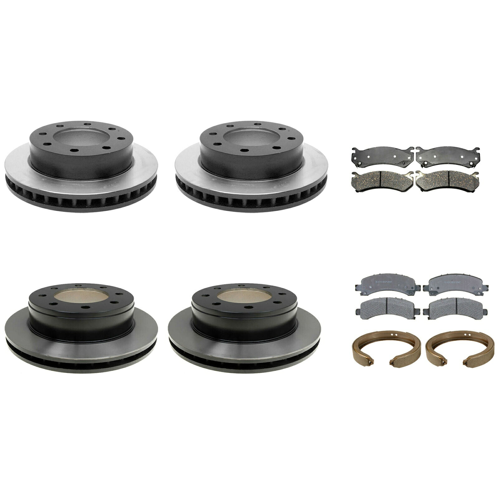 brake disc rotor ACDELCO GOLD FRORT325MM REAR330MMブレーキキットディスクローターパッドシルバラード用の靴 ACDelco Gold Front325mm Rear330mm Brake Kit Disc Rotors Pads Shoes For Silverado【並行輸入品】 107,932円