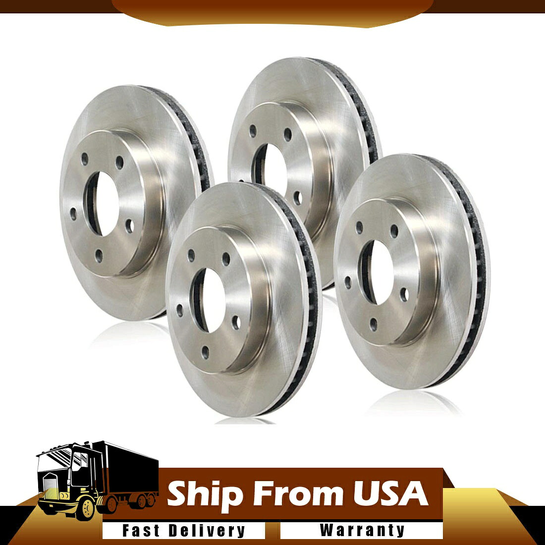 brake disc rotor フロント、リア4x中心ブレーキローターに適合するMitsubishi Fuso Canter fe160_wt Front,Rear 4X Centric Brake Rotors fits Mitsubishi Fuso Canter FE160_WT【並行輸入品】