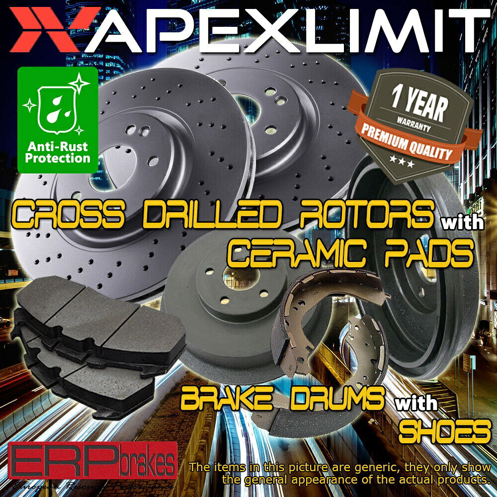 brake disc rotor Fローターパッド＆Rドラムシューズ92-99 C2500郊外8ラグ＆W 13 X 2.5シューズ F ROTORS PADS & R DRUMS SHOES for 92-99 C2500 Suburban 8 lugs & w 13 x 2.5 shoes【並行輸入品】