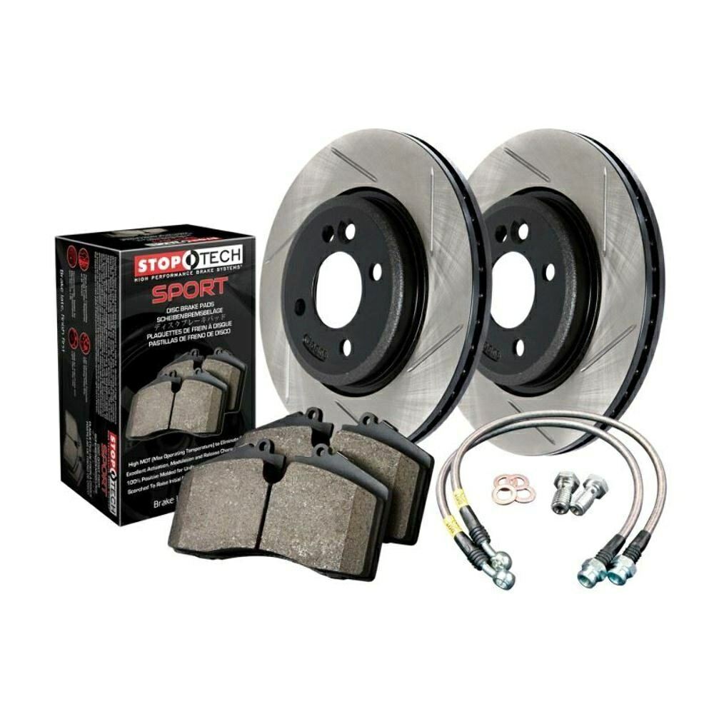 brake disc rotor StopTech Sport Axle Packブレーキキットドリル＆スロット。リア-978.47009r Stoptech Sport Axle Pack Brake Kit Drilled & Slotted; Rear - 978.47009R【並行輸入品】｜Us Custom Parts Shop USDM