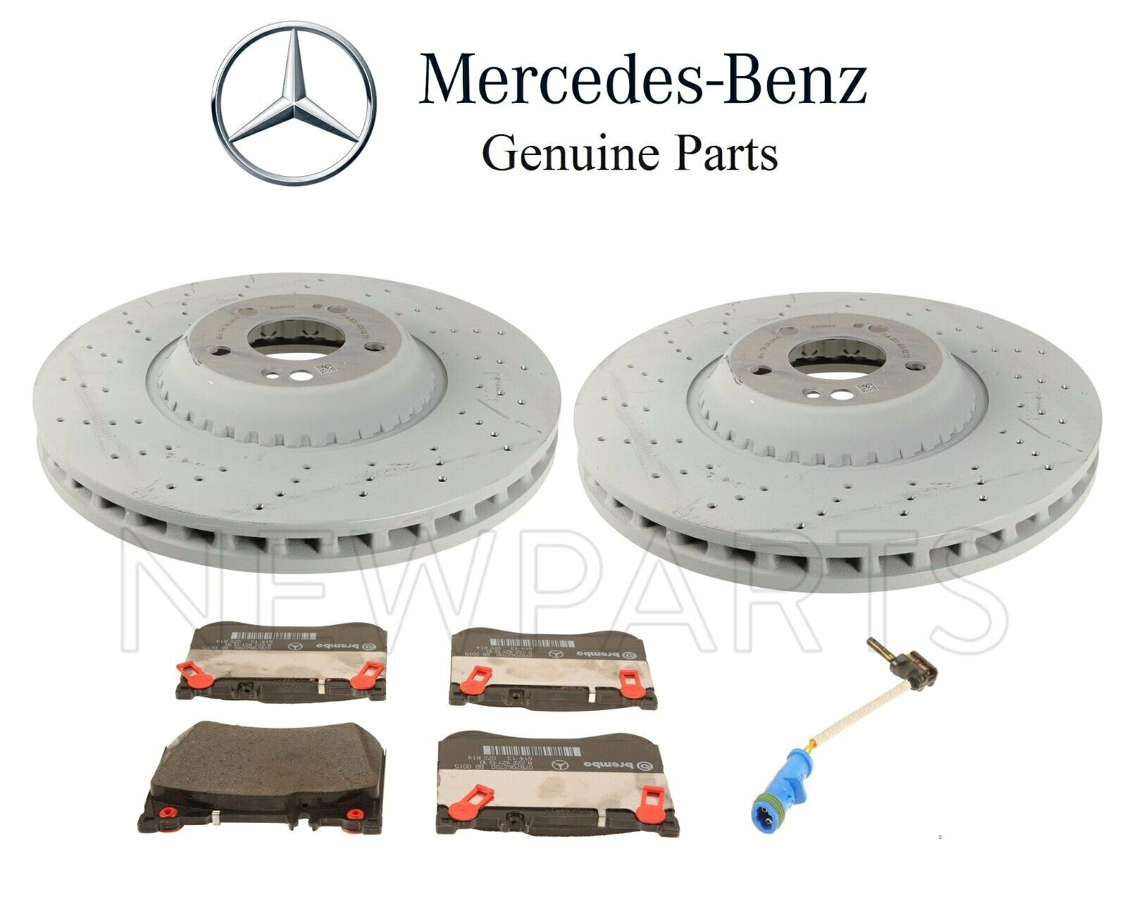 brake disc rotor メルセデスC217用フロントベントブレーキディスクローター付きパッドとセンサー本物のキット For Mercedes C217 Front Vented Brake Disc Rotors w/ Pads & Sensor Genuine Kit【並行輸入品】｜Us Custom Parts Shop USDM