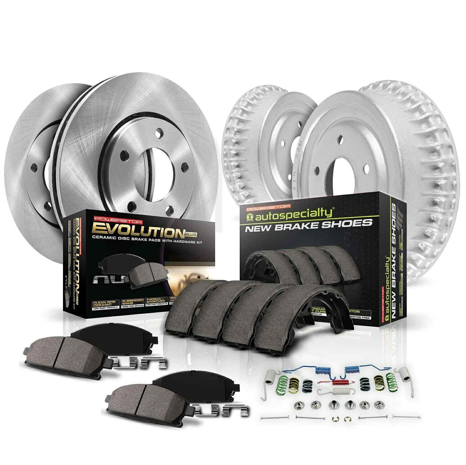 brake disc rotor Power Stop KOE15038DK 1クリック毎日のドライバーパッド/ローター/ドラムのシボレータホ2wd Power Stop KOE15038DK 1-Click Daily Driver Pad/Rotor/Drum for CHEVY TAHOE 2WD【並行輸入品】|Us Custom Parts Shop USDM