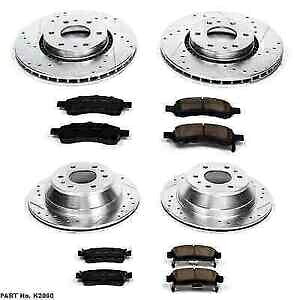 brake disc rotor パワーストップK2060 Z23 Evolution 1 Rainier/Trailblazer用のクリックブレーキキット Power Stop K2060 Z23 Evolution 1-Click Brake Kit for Rainier/Trailblazer【並行輸入品】