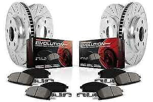 brake disc rotor パワーストップK4512フロント/リアZ23エボリューション1メルセデスE350用のクリックブレーキキット Power Stop K4512 Front/Rear Z23 Evolution 1-Click Brake Kit for Mercedes E350【並行輸入品】