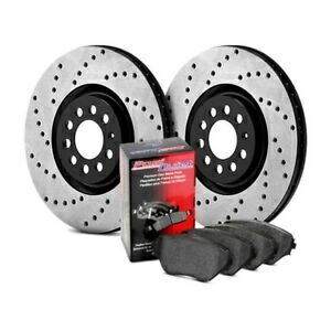 brake disc rotor ホンダアコード13-17 STOPTECH 939.40065ストリートドリル1ピースフロントブレーキキット For Honda Accord 13-17 StopTech 939.40065 Street Drilled 1-Piece Front Brake Kit【並行輸入品】