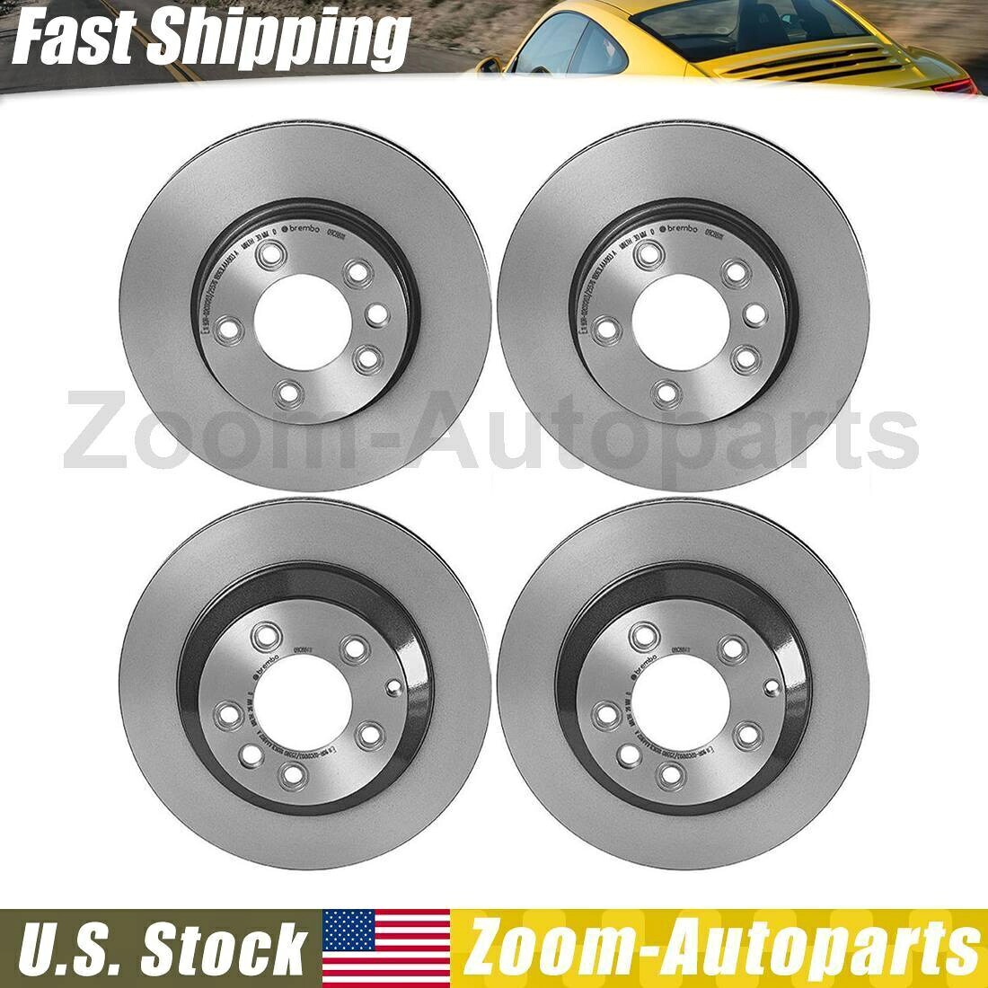 brake disc rotor ブレンボフロントリアブレーキローターコンプリート4フィット2003-2010ポルシェカイエン Brembo Front Rear Brake Rotors Complete Set of 4 Fits 2003-2010 Porsche Cayenne【並行輸入品】｜Us Custom Parts Shop USDM