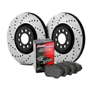 brake disc rotor フォルクスワーゲンGTI 15-17 STOPTECH STREET DRILLILD1ピースフロントブレーキキット For Volkswagen GTI 15-17 StopTech Street Drilled 1-Piece Front Brake Kit【並行輸入品】