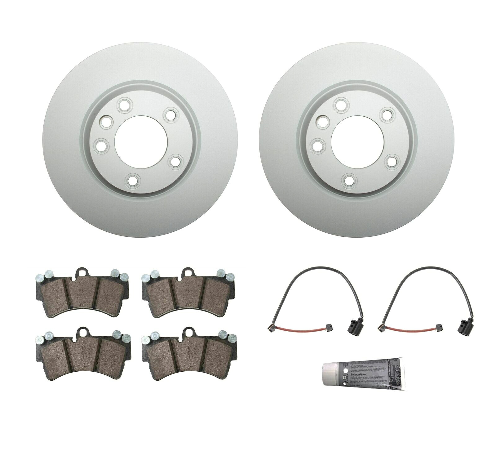 brake disc rotor アウディQ7ベースTDIプレミアムプラスプレステージ2007-2015用の本物のフロントブレーキキット Genuine Front Brake Kit For Audi Q7 Base TDI Premium Plus Prestige 2007-2015【並行輸入品】｜Us Custom Parts Shop USDM