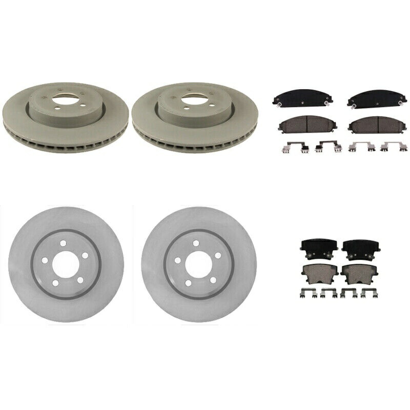 brake disc rotor ダッジクライスラーV8 RWD用の本物のフロントとリアディスクローターパッドセットブレーキキット Genuine Front and Rear Disc Rotors Pad Set Brake Kit For Dodge Chrysler V8 RWD【並行輸入品】|Us Custom Parts Shop USDM
