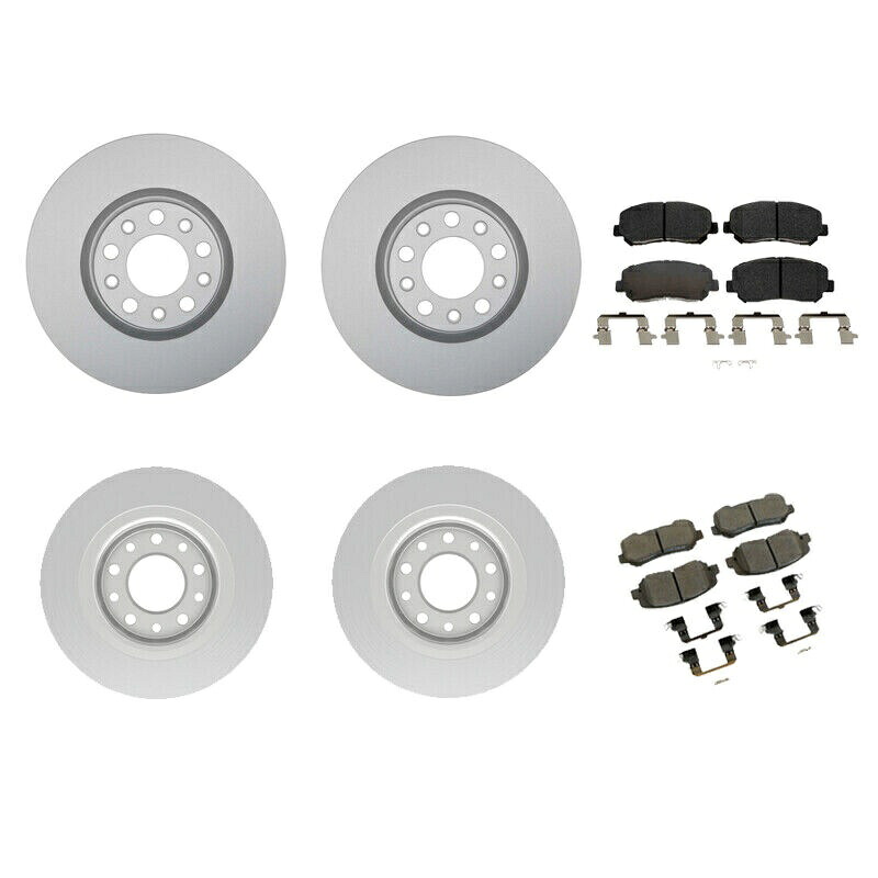 brake disc rotor ダッジダーツI4 2016-2016用の本物のフロントとリアディスクローターパッドセットブレーキキット Genuine Front and Rear Disc Rotors Pad Set Brake Kit For Dodge Dart I4 2016-2016【並行輸入品】｜Us Custom Parts Shop USDM