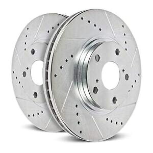 brake disc rotor AR8181XPRパワーストップAR818181XPRフロントエボリューションドリル＆スロットローターペア Ar8181xpr Power Stop Ar8181xpr Front Evolution Drilled & Slotted Rotor Pair【並行輸入品】