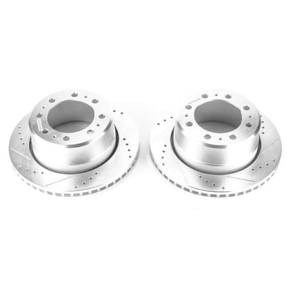 brake disc rotor パワーストップ13-18 RAM 3500リアエーボリューションドリルド＆スロットローター - ペア-AR830 Power Stop 13-18 Ram 3500 Rear Evolution Drilled & Slotted Rotors - Pair - AR830【並行輸入品】
