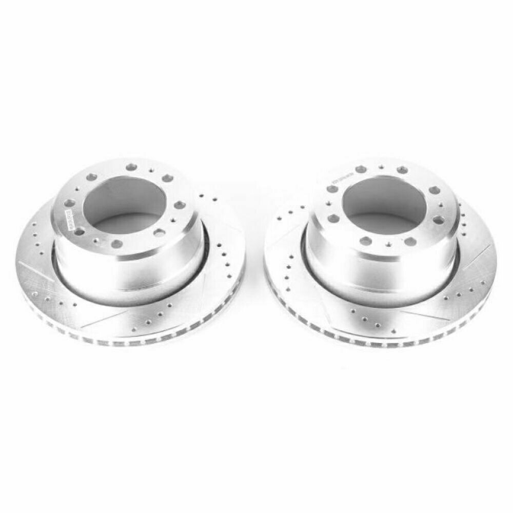 brake disc rotor パワーストップ13-18 RAM 3500リアエーボリューションドリルド＆スロットローター - ペア-AR830 Power Stop 13-18 Ram 3500 Rear Evolution Drilled & Slotted Rotors - Pair - AR830【並行輸入品】