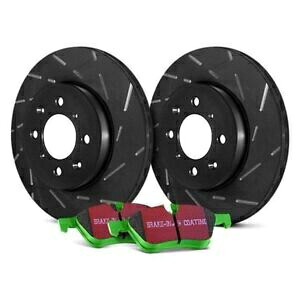 brake disc rotor フォードF-350スーパーデューティ11ブレーキキットEBCステージ4署名スロット付きフロントブレーキ For Ford F-350 Super Duty 11 Brake Kit EBC Stage 4 Signature Slotted Front Brake【並行輸入品】