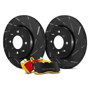 brake disc rotor AudiTT Quattro 08-09 EBCステージ9スーパースリーパースロットリアブレーキキット用 For Audi TT Quattro 08-09 EBC Stage 9 Super Sleeper Slotted Rear Brake Kit【並行輸入品】