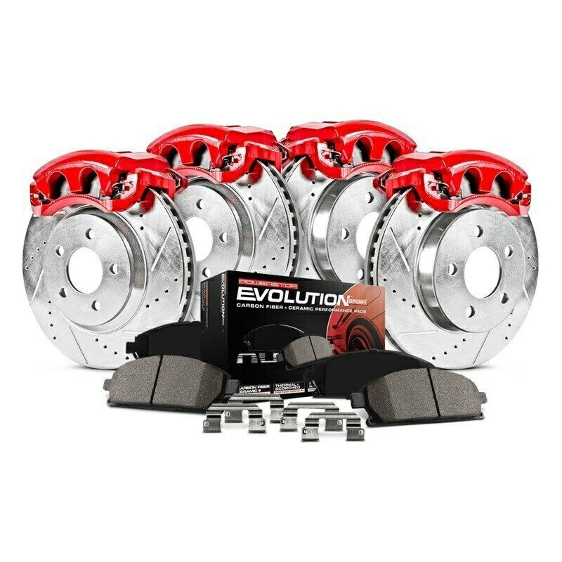 brake disc rotor Chevy S10 98-03ブレーキキットパワーストップ1クリックZ23エボリューションスポーツドリル＆ For Chevy S10 98-03 Brake Kit Power Stop 1-Click Z23 Evolution Sport Drilled &【並行輸入品】
