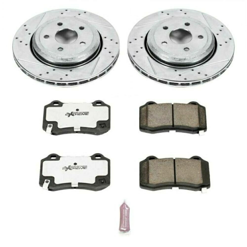 brake disc rotor パワーストップ18-19フィットダッジデュランゴリアZ26ストリートウォリアーブレーキキット-K5956-26 Power Stop 18-19 fits Dodge Durango Rear Z26 Street Warrior Brake Kit - K5956-26【並行輸入品】｜Us Custom Parts Shop USDM