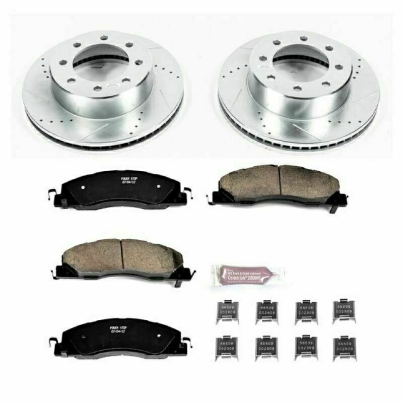 brake disc rotor 09-10ダッジRAM 2500フロントZ23エボリューションスポーツブレーキキットのパワーストップ Power Stop for 09-10 Dodge Ram 2500 Front Z23 Evolution Sport Brake Kit【並行輸入品】