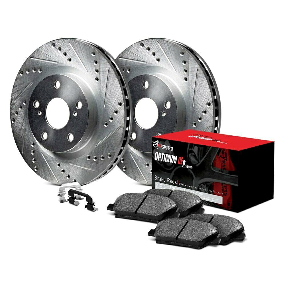 brake disc rotor Chevy R2500 Suburban 89-91 Brake Kit Elineシリーズドリル＆スロットフロント用 For Chevy R2500 Suburban 89-91 Brake Kit eLINE Series Drilled & Slotted Front【並行輸入品】｜Us Custom Parts Shop USDM
