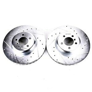 brake disc rotor 13-15 BMW 335iフロントエボリューションドリル＆スロットローターのパワーストップ - ペア - Power Stop for 13-15 BMW 335i Front Evolution Drilled & Slotted Rotors - Pair -【並行輸入品】