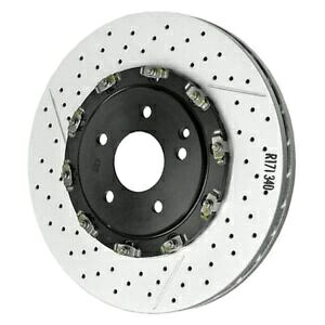 brake disc rotor メルセデスベンツSLK55 AMG 05-08ブレーキロータードリル式通気者の乗客 For Mercedes-Benz SLK55 AMG 05-08 Brake Rotor Drilled Vented Front Passenger【並行輸入品】