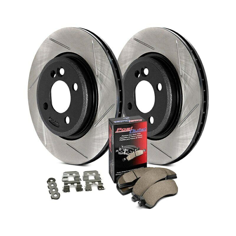 brake disc rotor Audi S4 2011-2016 STOPTECH 937.33029 STREETSLOTTED 1ピースフロントブレーキキット For Audi S4 2011-2016 StopTech 937.33029 Street Slotted 1-Piece Front Brake Kit【並行輸入品】