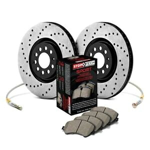 brake disc rotor Subaru WRX 13-14 STOPTECH 979.47021Fスポーツドリル1ピースフロントブレーキキット For Subaru WRX 13-14 StopTech 979.47021F Sport Drilled 1-Piece Front Brake Kit【並行輸入品】
