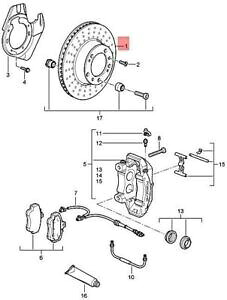 brake disc rotor 本物のポルシェ997 GT3ブレーキディスク左前面99735140991 Genuine PORSCHE 997 Gt3 Brake Disc Left Front 99735140991【並行輸入品】