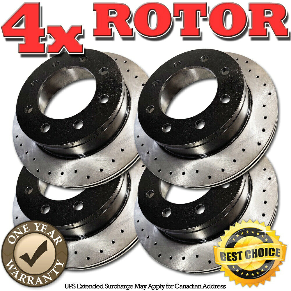 brake disc rotor RH0892フロント+リアブラックドリルドブレーキローター2005 2006 2007 2008ハマーH2 RH0892 FRONT+REAR BLACK Drilled Brake Rotors FOR 2005 2006 2007 2008 HUMMER H2【並行輸入品】