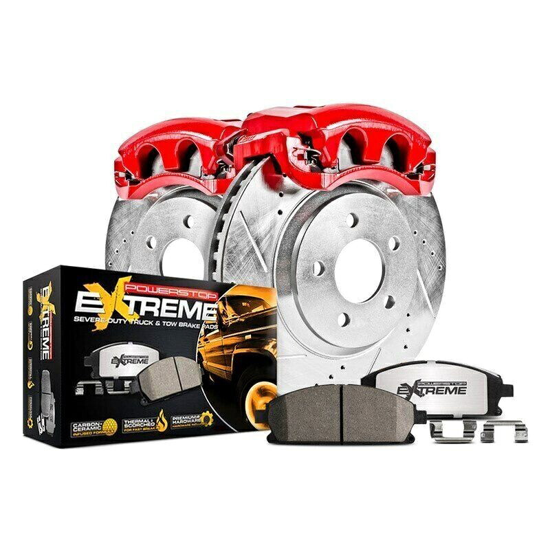 brake disc rotor シボレーシルバラード3500 HD 12-19ブレーキキットパワーストップ1クリックエクストリームZ36トラック For Chevy Silverado 3500 HD 12-19 Brake Kit Power Stop 1-Click Extreme Z36 Truck【並行輸入品】|Us Custom Parts Shop USDM