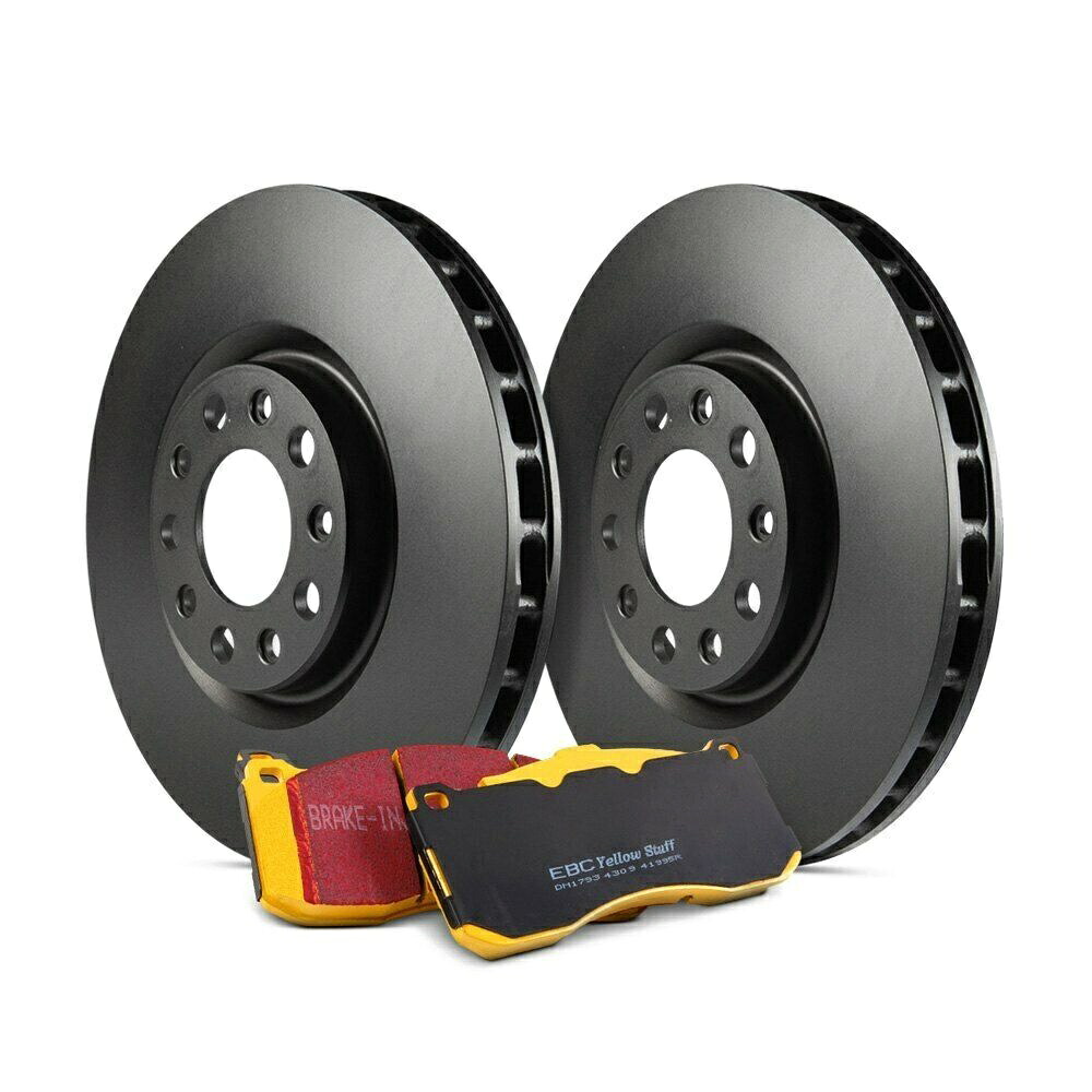 brake disc rotor ヒュンダイエクウス14-16 EBCステージ13ライトストリートプレーンフロントブレーキキット For Hyundai Equus 14-16 EBC Stage 13 Light Street Plain Front Brake Kit【並行輸入品】