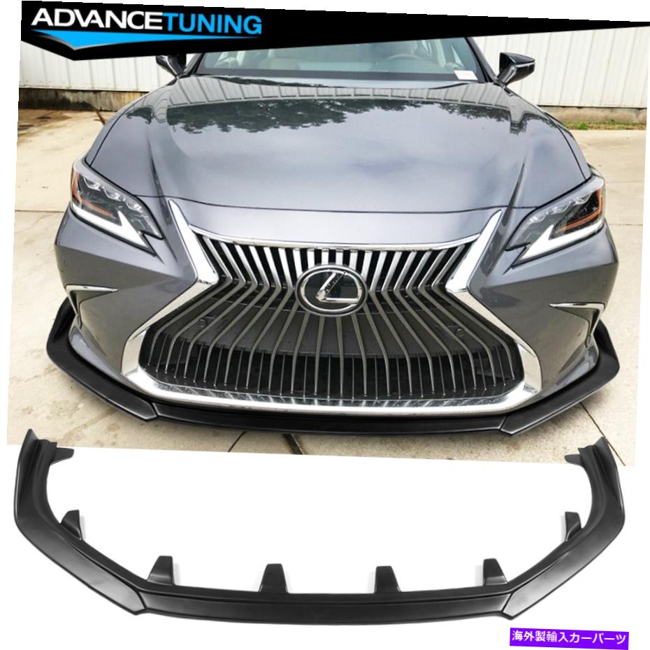 海外製 エアロパーツ 19-20レクサスES350 ES300H IKONスタイルフロントバンパーリップスポイラー-PP Fits 19-20 Lexus ES350 ES300h IKON Style Front Bumper Lip Spoiler - PP【並行輸入品】｜Us Custom Parts Shop USDM