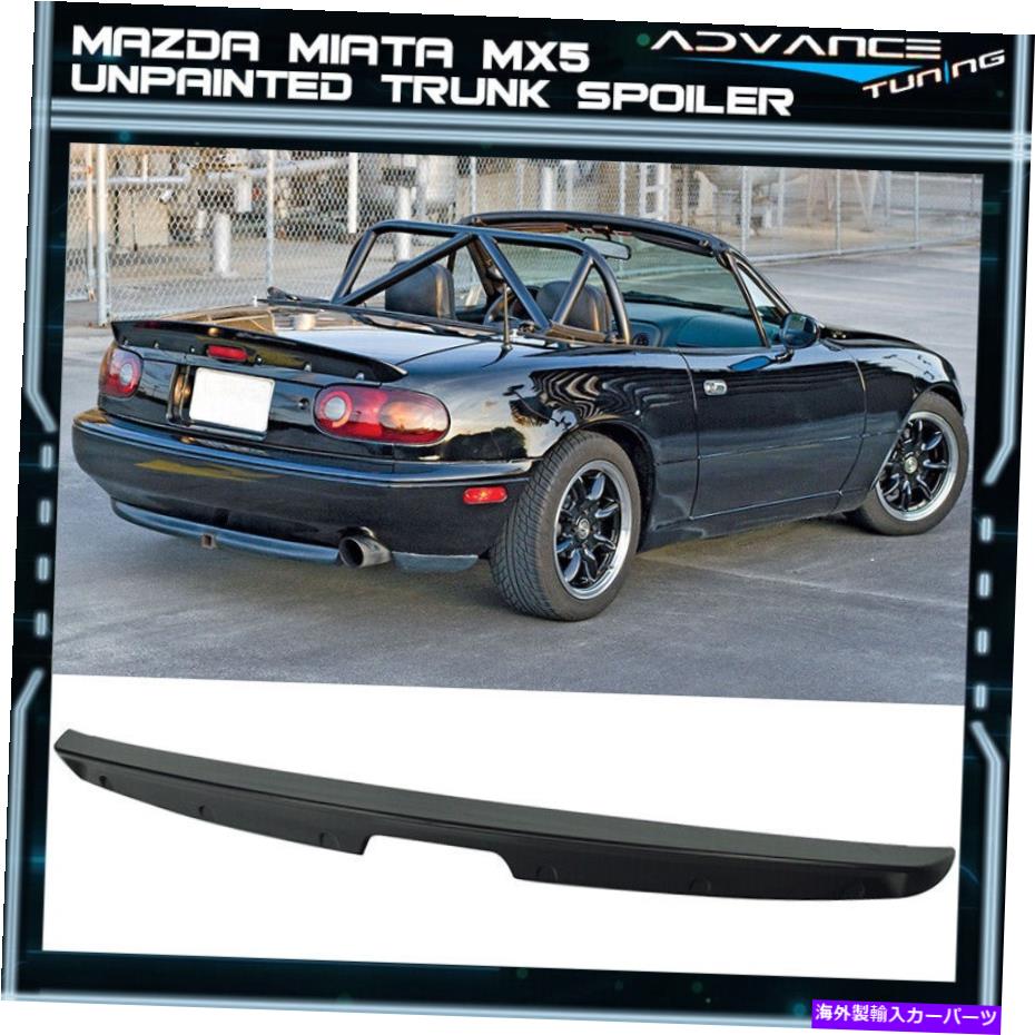 海外製 エアロパーツ 90-97 Mazda Miata MX5 MK1 kgタイプ1ワークススタイルABSリアトランクレイドスポイラー Fits 90-97 Mazda Miata MX5 MK1 KG Type 1 WORKS Style ABS Rear Trunk Lid Spoiler【並行輸入品】|Us Custom Parts Shop USDM