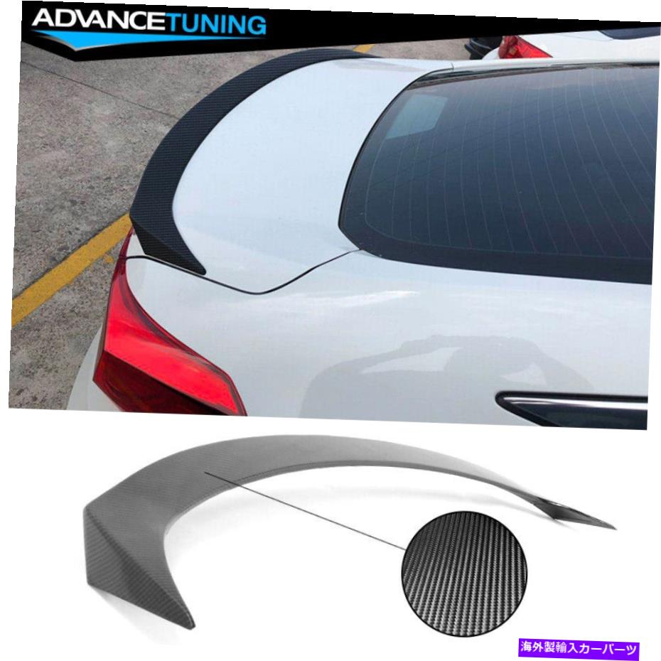 海外製 エアロパーツ 18-22ホンダアコードIkon V2スタイルトランクスポイラー - カーボンファイバープリントCFL Fits 18-22 Honda Accord IKON V2 Style Trunk Spoiler - Carbon Fiber Print CFL【並行輸入品】