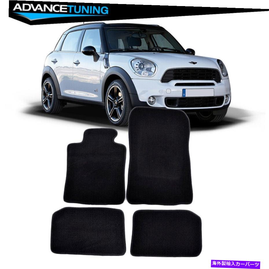 海外製 エアロパーツ 10-14ミニクーパーカントリーマンセダンOEカーフロアマットフロントリアブラックナイロン Fits 10-14 Mini Cooper Countryman Sedan OE Car Floor Mats Front Rear Black Nylon【並行輸入品】|Us Custom Parts Shop USDM