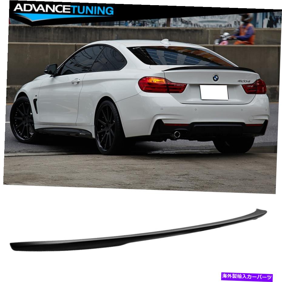 海外製 エアロパーツ 14-20 BMW 4シリーズF32PスタイルトランクスポイラーOEMペイントカラージェットブラック＃668 14-20 BMW 4 Series F32 P Style Trunk Spoiler OEM Painted Color Jet Black #668【並行輸入品】