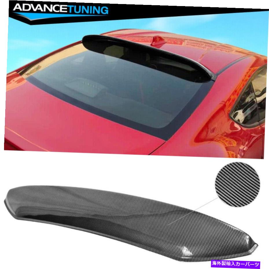 海外製 エアロパーツ 13-20 SCION FRS SUBARU BRZ TOYOTA 86ルーフスポイラーPP-カーボンファイバープリント Fits 13-20 Scion FRS Subaru BRZ Toyota 86 Roof Spoiler PP - Carbon Fiber Print【並行輸入品】