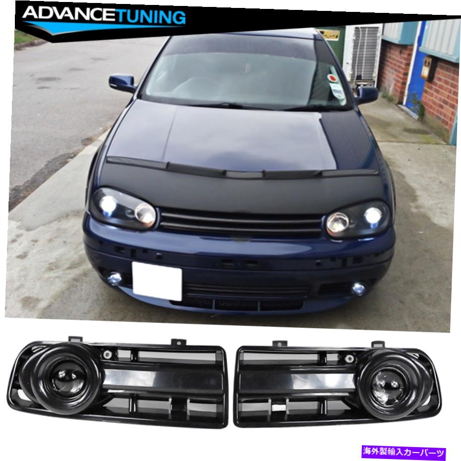 海外製 エアロパーツ フィット99-05フォルクスワーゲンMK4ゴルフGTI 2PCSフロントバンパーフォグライトランプレンズ Fits 99-05 Volkswagen MK4 Golf GTI 2PCS Front Bumper Fog Lights Lamps Lens【並行輸入品】｜Us Custom Parts Shop USDM