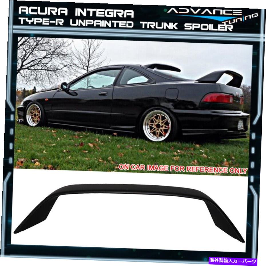 海外製 エアロパーツ 94-01 ACURA INTEGRA DB8 DC2タイプRハッチバックトランクスポイラーウィング-ABS Fits 94-01 Acura Integra DB8 DC2 Type R Hatchback Trunk Spoiler Wing - ABS【並行輸入品】