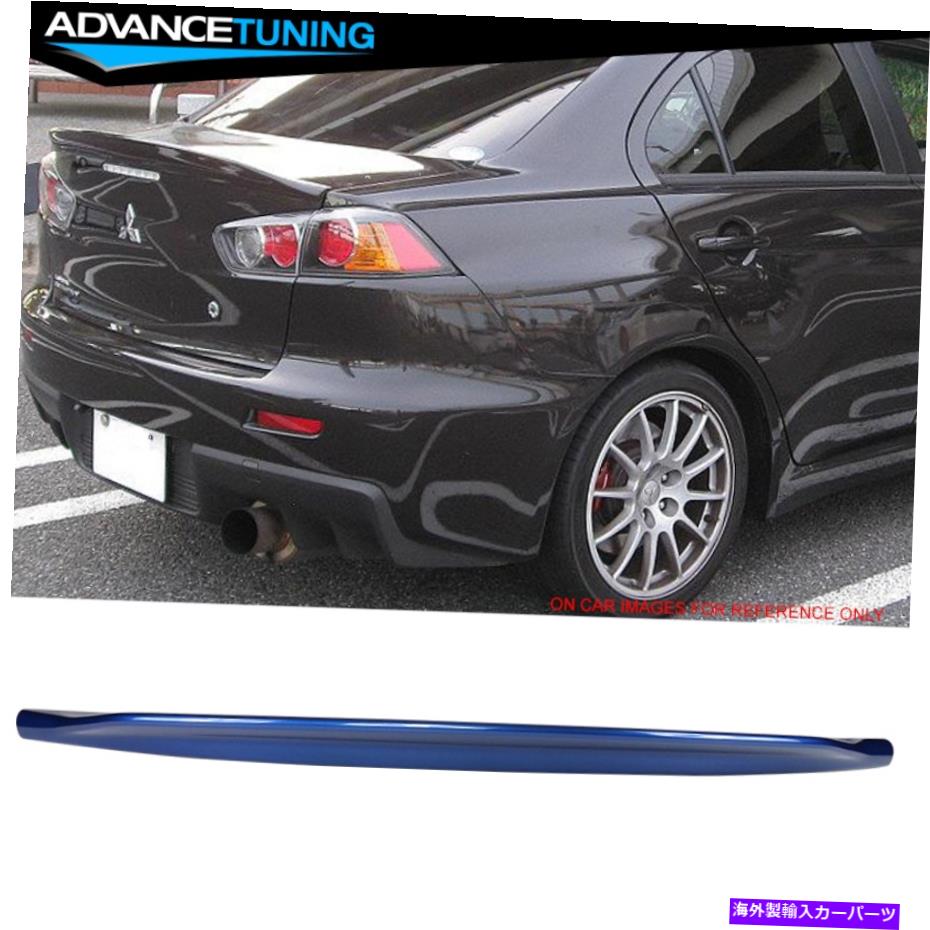 海外製 エアロパーツ フィット08-17ランサーEVO X10アヒルトランクネタバレペイント＃D06オクタンブルーパール Fits 08-17 Lancer EVO X10 Duckbill Trunk Spoiler Painted #D06 Octane Blue Pearl【並行輸入品】 153,945円