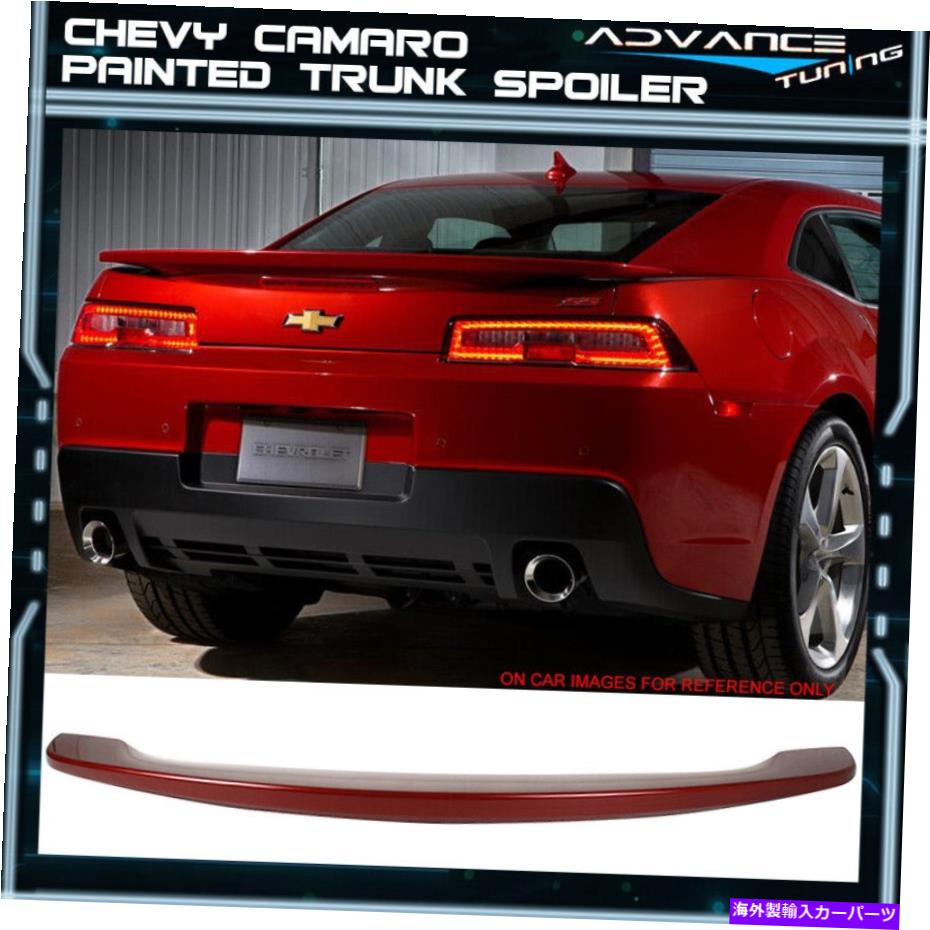 海外製 エアロパーツ 14-15カマロトランクスポイラーoemペイントカラー 14-15 Camaro Trunk Spoiler OEM Painted Color #WA133X Ladies Magenta-Man Metallic【並行輸入品】｜Us Custom Parts Shop USDM