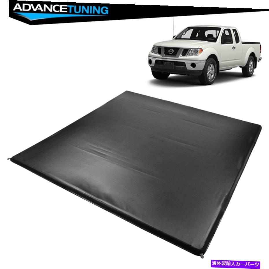 海外製 エアロパーツ フィット05-21日産フロンティア6'1 "ftトラックベッドクアッド4倍のLEDトンノーカバー Fits 05-21 Nissan Frontier 6'1" FT Truck Bed Quad 4 Fold LED Tonneau Cover【並行輸入品】｜Us Custom Parts Shop USDM