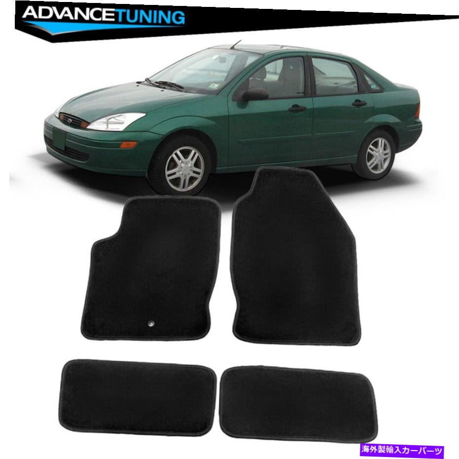 海外製 エアロパーツ フィット00-07フォーカス3DR 4DR 5DRブラックナイロンフロント＆リアカーフロアマット4PCS Fits 00-07 Focus 3Dr 4Dr 5Dr Black Nylon Front & Rear Car Floor Mats 4Pcs【並行輸入品】｜Us Custom Parts Shop USDM
