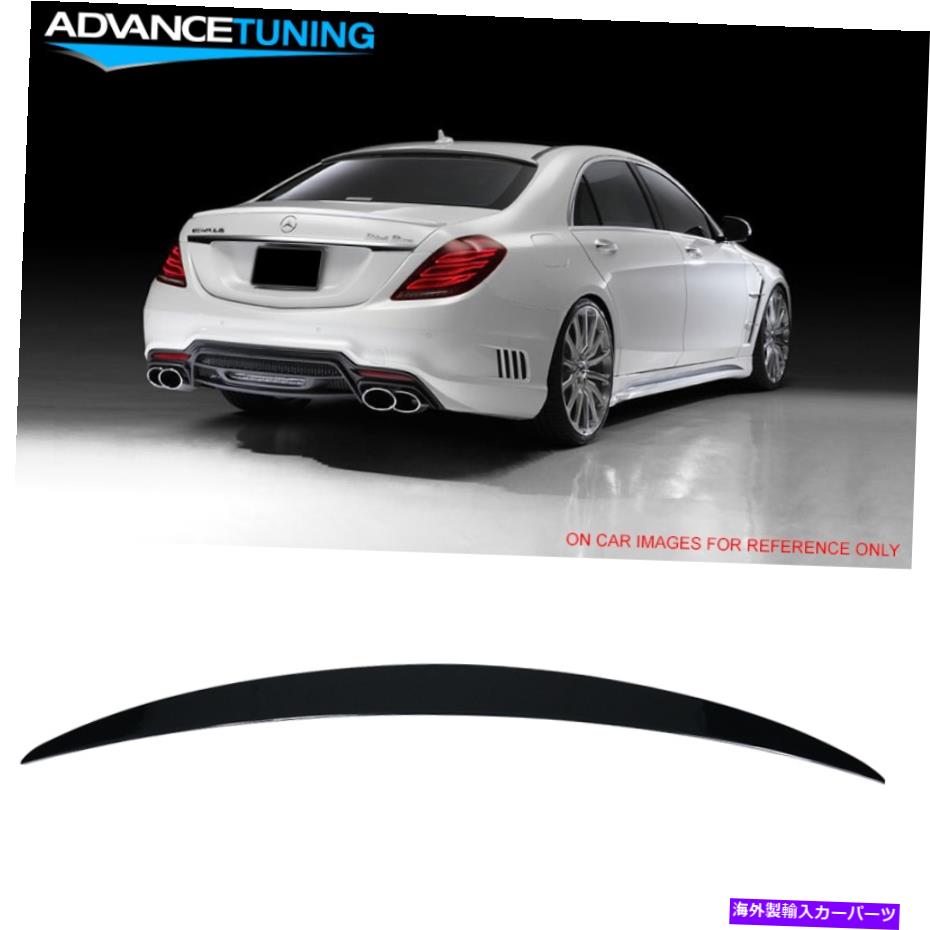 海外製 エアロパーツ フィット14-20ベンツW222 SクラスOEペイント＃998 Blauanthrazitメタリックトランクスポイラー Fit 14-20 Benz W222 S Class OE Painted #998 Blauanthrazit Metallic Trunk Spoiler【並行輸入品】