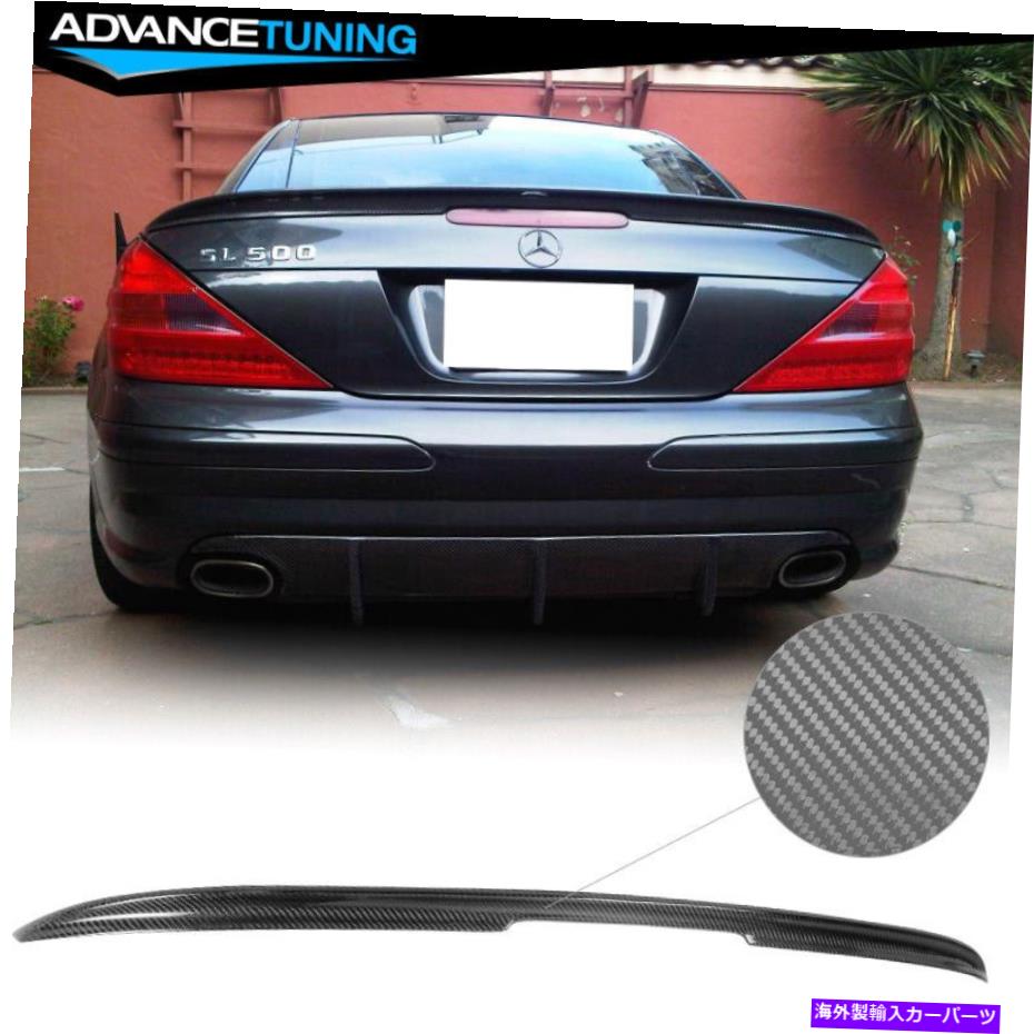 海外製 エアロパーツ 11-16ベンツSLKクラスR172 AMGスタイルカーボンファイバーCFリアトランクスポイラー 11-16 Benz SLK Class R172 AMG Style Carbon Fiber CF Rear Trunk Spoiler【並行輸入品】